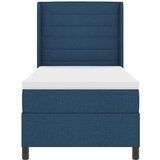  s opruga kutije s jastukom Plava 190 x 90 cm tkanina | shoptok.hr