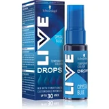 Schwarzkopf LIVE Drops sjenilo u boji - perivo nijansa Crystal Blue 30 ml