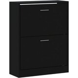 vidaXL ormarić za cipele crni 63 x 24 x 81 cm od konstruiranog drva | shoptok.hr