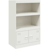  The Living Store Komoda bela 67x39x107 cm jeklo - Komoda, (21495644) | Shoptok.si