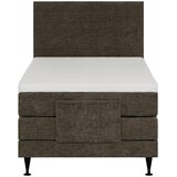 Welnova POSTELJA BOXSPRING 120 cm x 200 cm , tekstil rjava | Shoptok.si