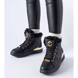 Gemre Black insulated high-top sneakers Pielungo | Shoptok.si