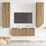  3-dijelni zidni TV ormarić Artisan hrast izrađen od drveta | Eponuda.ba