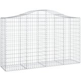  Lučne gabionske košare 12kom 200x50x120/140cm pocinčano željezo | shoptok.hr