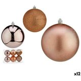  Set božićnih kuglica Roza Plastika 10 x 11 x 10 cm (12 kom.) Cijene