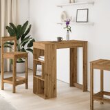  Barski stol s stalcima boja hrasta 102x50x103,5 cm drveni | shoptok.hr