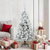 vidaXL Umjetno božićno drvce s nogom s stalakom Zelena 150 cm PE i PVC | shoptok.hr