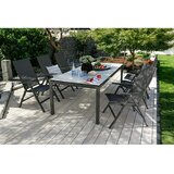  Set vrtnih stolov Maja (6 kos, Nastavljivo naslonjalo, Antracitne barve, Š x G x V: 61 x 68 x 110 cm) Cene