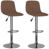 Furnova Barski stolčki 2 kosa rjavo blago, (21949507) | Shoptok.si