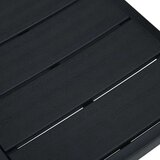  Vrtne stolice 4 kom crne HDPE s izgledom drva | shoptok.hr