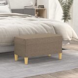 vidaXL Klupa smeđesiva 70 x 35 x 41 cm od tkanine Cijene