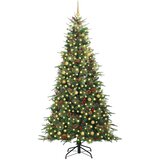  Umjetno božićno drvce s nogom s stalakom Zelena 240 cm PE i PVC | shoptok.hr