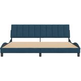  Okvir za krevet bez madraca Hanko plavi 200x200 cm baršunasti | shoptok.hr