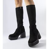 Gemre Black insulated heeled boots Zito | Shoptok.si
