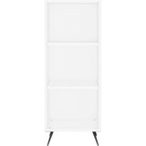 Ormarić s policama bijeli 34 5x32 5x90 cm od konstruiranog drva | shoptok.hr