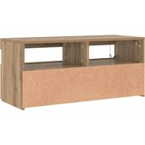 TV ormarić LED boja hrasta 90x35x40 cm konstruirano drvo | shoptok.hr