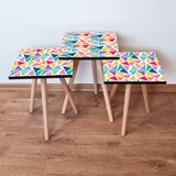 Hanah home 3Shp16 - Multicolor Multicolor Nesting Table (3 Pieces) | ePonuda.com