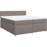 Maison Chic Box spring postelja - Vzmetna postelja z vzmetnico taupe 200x200 cm blago SL24173, (21880140) | Shoptok.si