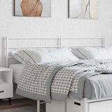  Metalno zamjensko uzglavlje bijelo 160 cm | shoptok.hr