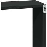 vidaXL Stenska omarica 60x16x30 cm črna inženirski les | Shoptok.si