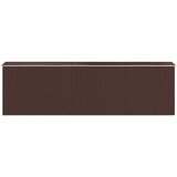  Vrtno spremište tamnosmeđe 192x689x223 cm pocinčani čelik | shoptok.hr