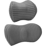  Jastuk s jastukom Podesiva 2 pcs Siva 4D mreža | shoptok.hr