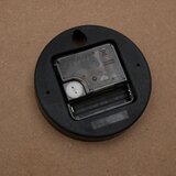  Zidni sat žuto-crni Ø 30 cm od konstruiranog drva | shoptok.hr