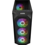 Gamdias AURA GC1 Elite ARGB Midi Tower kući&amp;scaron;te, 4 ventilatora, kaljeno staklo Slike