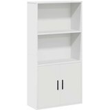 vidaXL Knjižna omara bela 60x24x120 cm inženirski les | Shoptok.si
