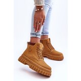 Boto Women's Leather Lined Fur-Lined boot Brown Poles | shoptok.hr