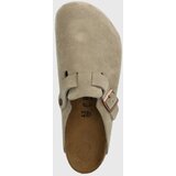 Birkenstock Boston Suede Leather Sandali taupe | Shoptok.si