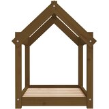 Krevet za pse smeđa boja meda 71x55x70 cm od masivne borovine | Eponuda.ba