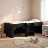  Kreveta za visoko spavanje djece 2 pcs Crni hrast | Shoptok.si