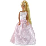  Lutka za igru s dugom kosom, ljubičastim koferom i odjećom - 30 cm | shoptok.hr