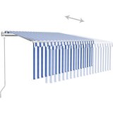  Automatska tenda na uvlačenje s roletom 3 x 2,5 m plavo-bijela | Eponuda.ba