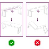  Kupaonska radna ploča svjetlosmeđa 120x40x(2-4) cm masivno drvo | shoptok.hr