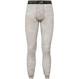 Adidas Sportske hlače bež siva / crna / bijela