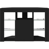  Kotna LED TV omarica Črna 101 x 40 x 68 cm Konstruiran les, (5000092182) | Shoptok.si