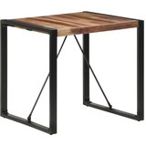 vidaXL Blagovaonski stol 80 x 80 x 75 cm od masivnog drva i šišama | shoptok.hr