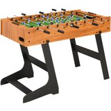 vidaXL Sklopivi stolni nogomet 121 x 61 x 80 cm svjetlosmeđi Cijene