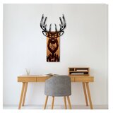 Wallity zidna dekoracija deer in mountain, 48 x 58 cm, smeđa | Eponuda.com