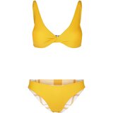 CUPSHE Ženski dvodelni kupaći D120 žuto-beli Cene
