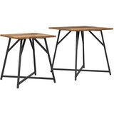 Set pomoćnih stolića 2 pcs Stari drvo i crna | Eponuda.ba