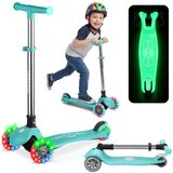 Ricokids Glow trokotačni balansirajući skuter za djecu, svijetli u mraku - tirkizni Cijene