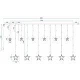 Tutumi LED zavjesa s daljinskim upravljačem (CD002-138) | shoptok.hr