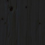  Za krevet od masivne borovine crni 150 x 200 cm 5FT King | shoptok.hr