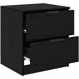  Noćni ormar 2 pcs Crni hrast 45 x 39 x 50cm Konstruirano drvo | Eponuda.com