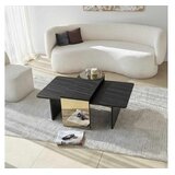 Hanah home Club set stolova Luna, 2 dijela, crni | Eponuda.ba