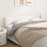  Uzglavlje s ušima bijelo 163x16x78/88 cm od umjetne kože | shoptok.hr
