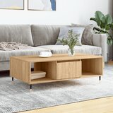 vidaXL Stolić za kavu boja hrasta 104 x 60 x 35 cm konstruirano drvo Cijene